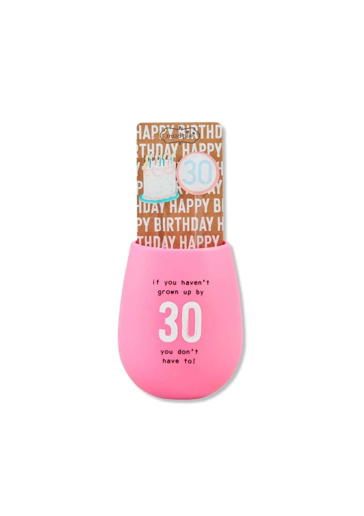30 Birthday Silicone Wine Set