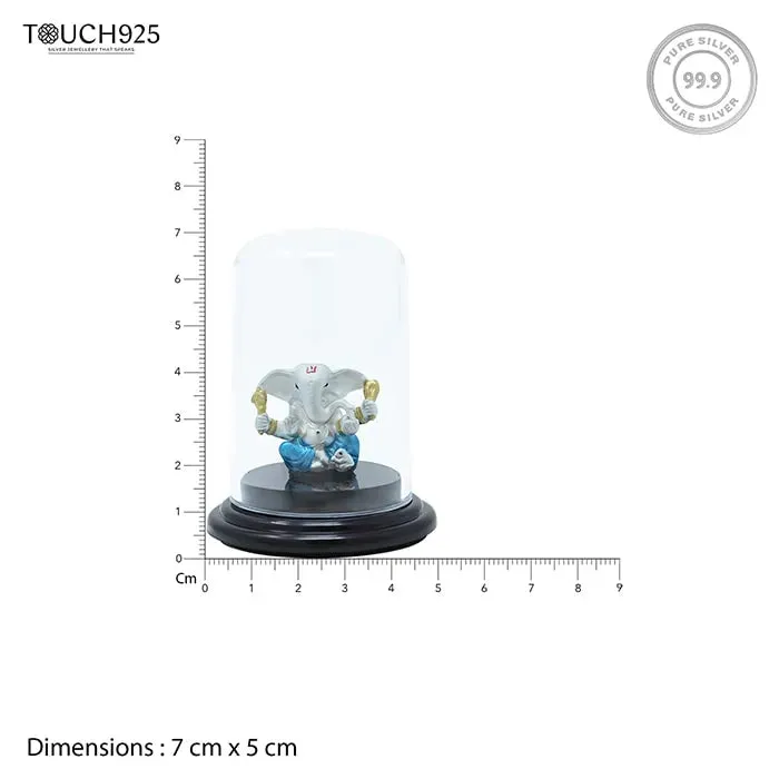 999 Silver Bal Ganesha Serenity Idol