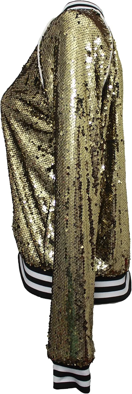 HI-party Casual sequin coat