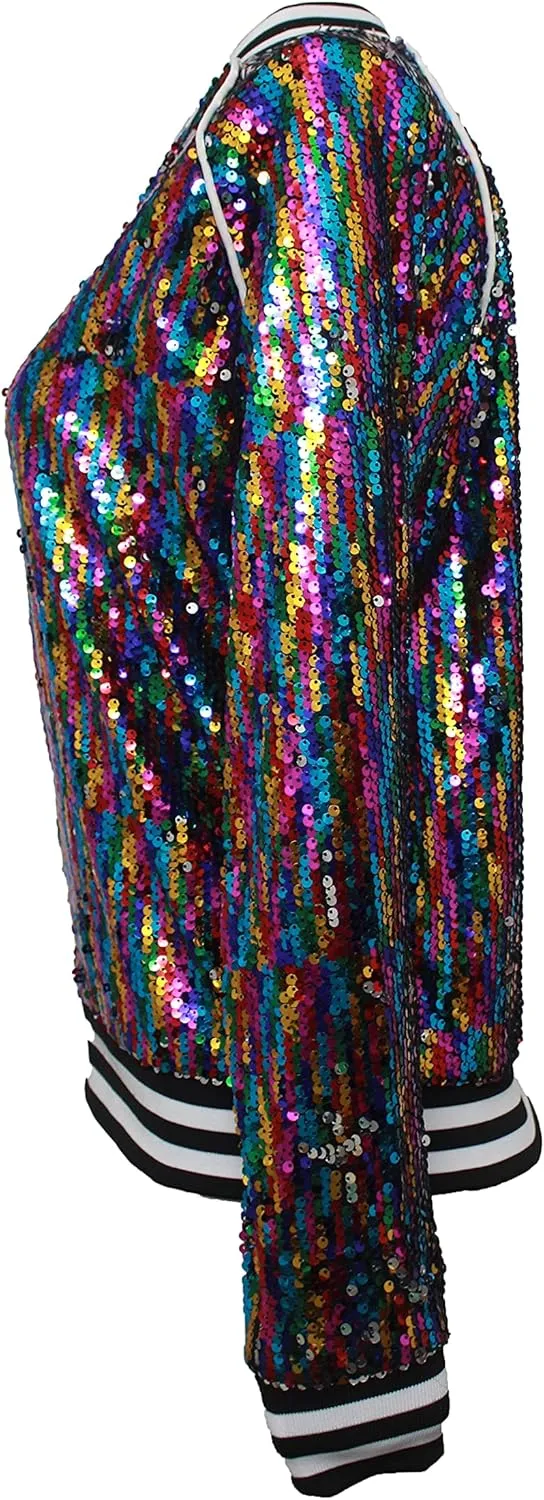 HI-party Casual sequin coat