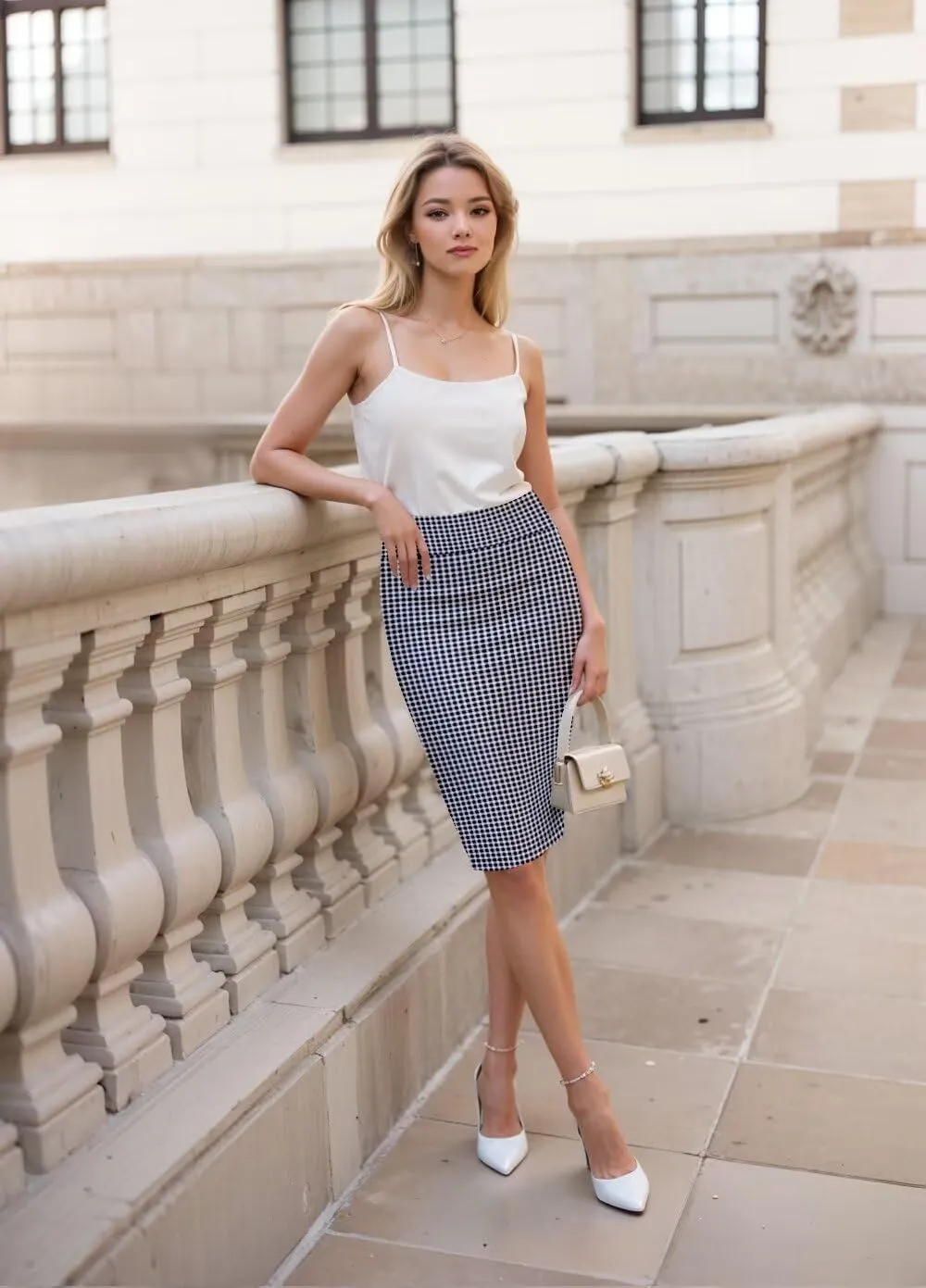 Hybrid & Company Women Elastic High Waist Bodycon Work Business Pencil Skirt