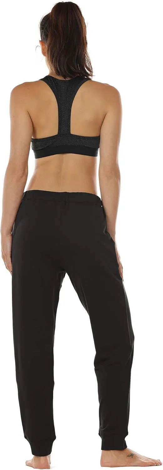 icyzone Women's Active Joggers Sweatpants - Athletic Yoga Lounge Pants with Pockets