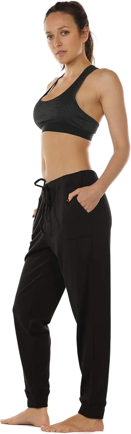 icyzone Women's Active Joggers Sweatpants - Athletic Yoga Lounge Pants with Pockets